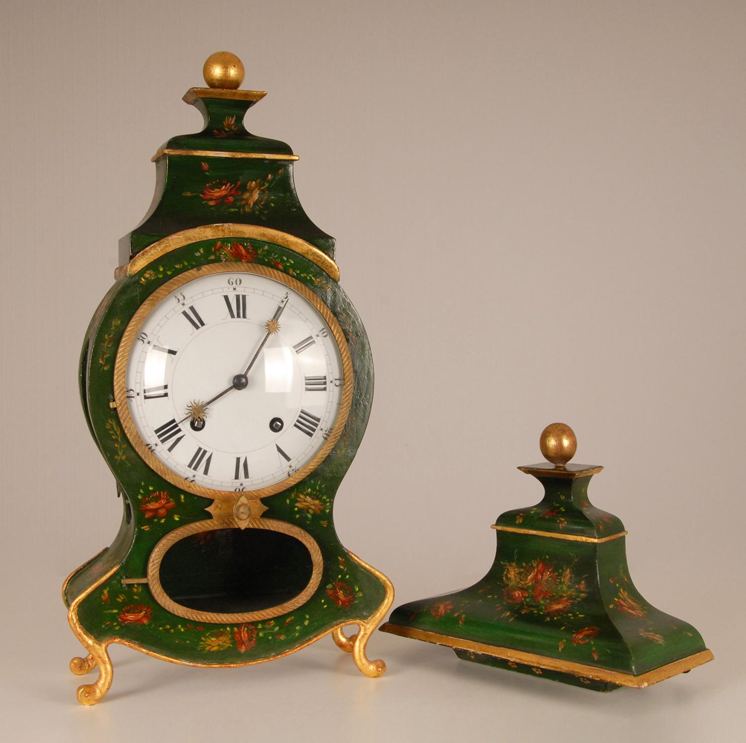 19th Century Swiss Neuchatel Bracket Clock with Matching Bracket 8