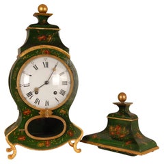 19th Century Swiss Neuchatel Bracket Clock with Matching Bracket