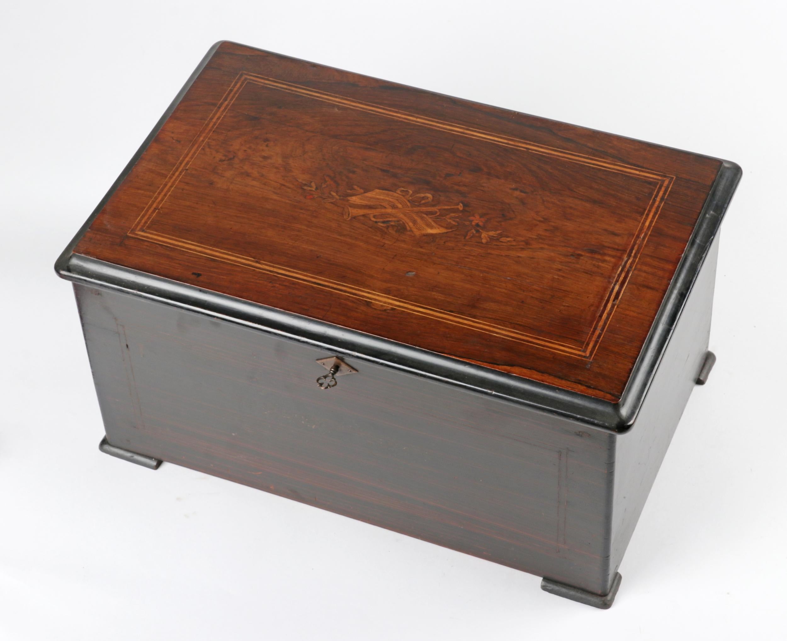 19th Century Swiss Polyphone Cylinder Music Box Drums 8