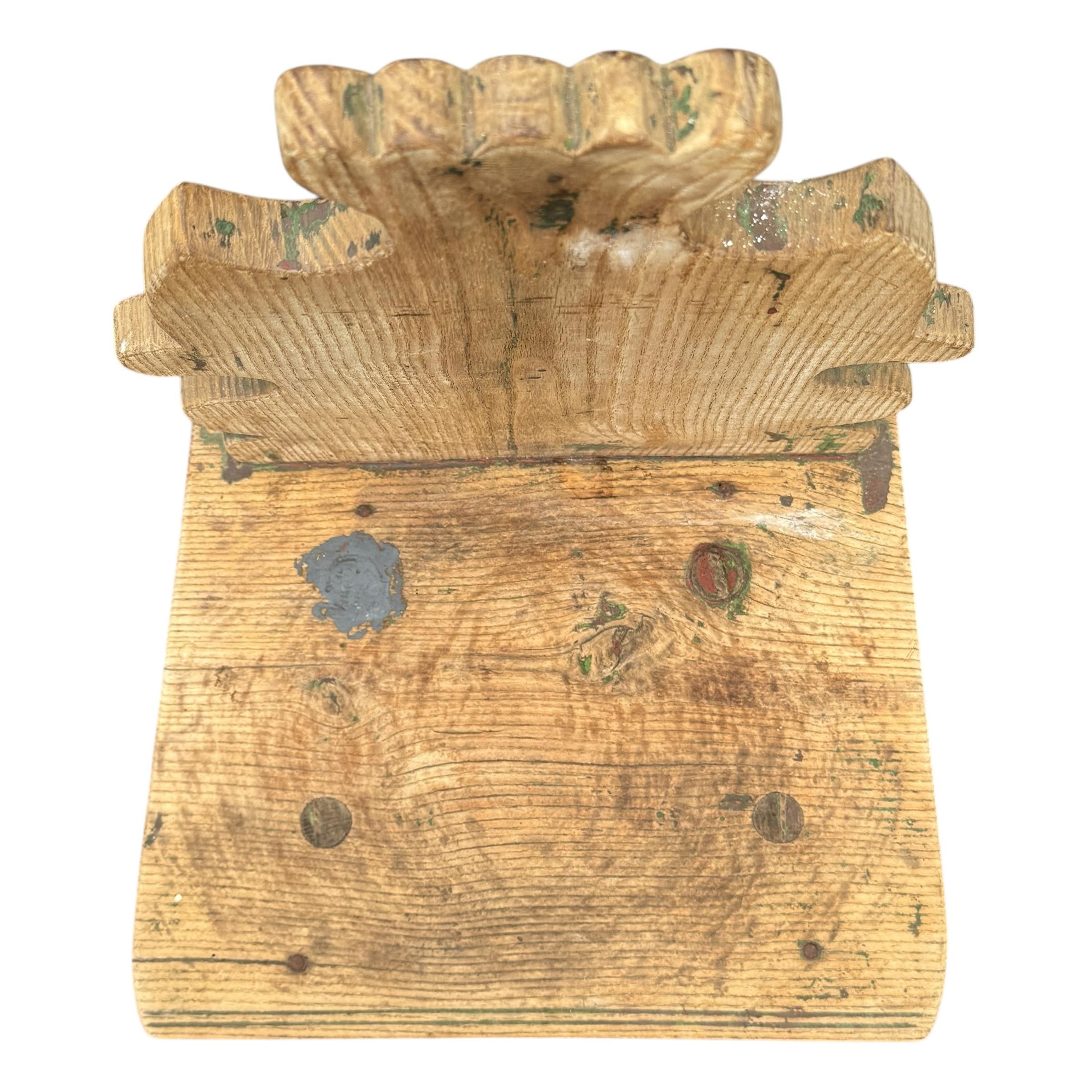 Silla auxiliar tirolés suiza del siglo XIX en venta 1