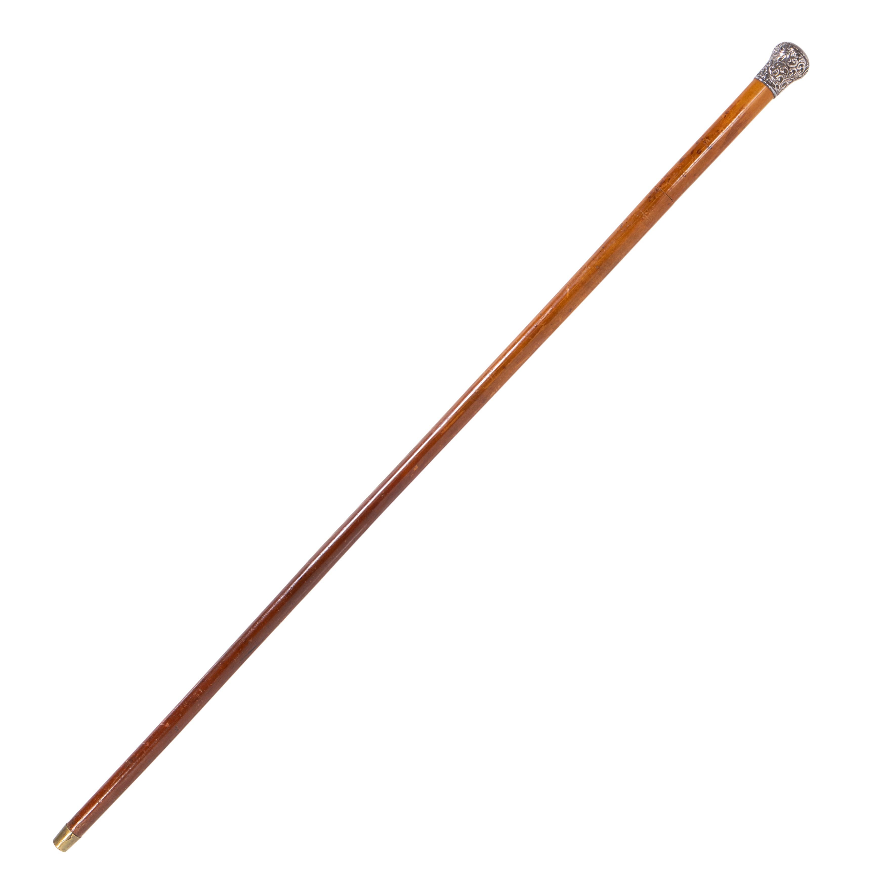 antique walking cane with sword inside