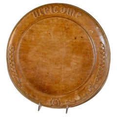 Tabla de pan de sicomoro del siglo XIX