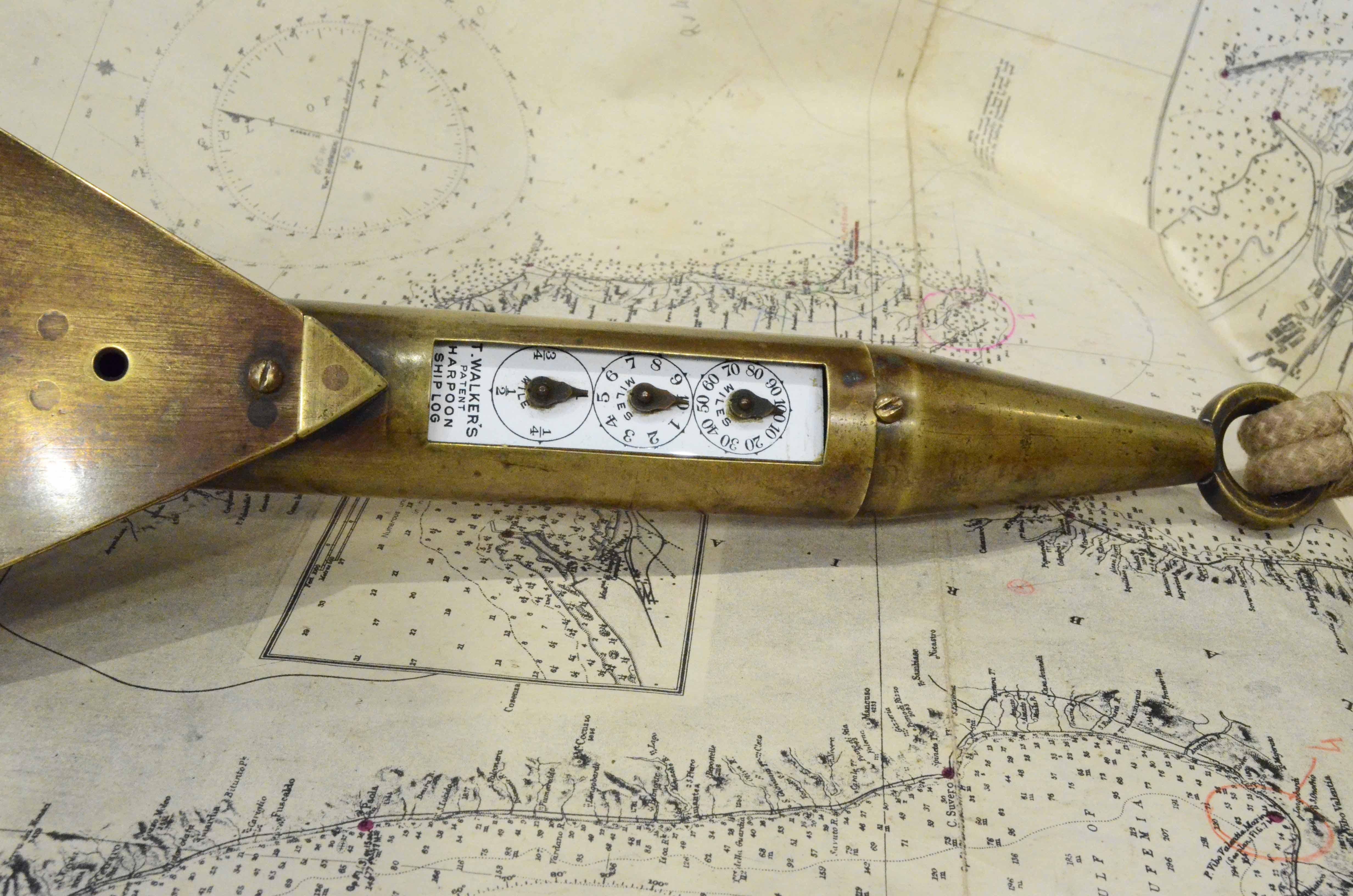 19th Century T Walker’s Patent Harpoon Ship Log a 1 London Antique Maritime Tool 7