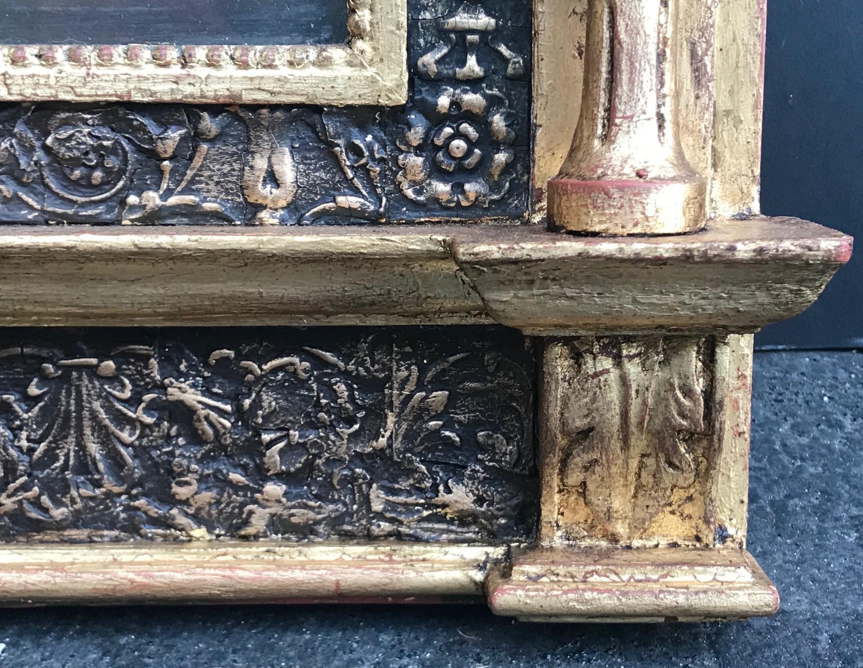 Hand-Carved 19th Century Tabernacle Frame, Italian Renaissance Style
