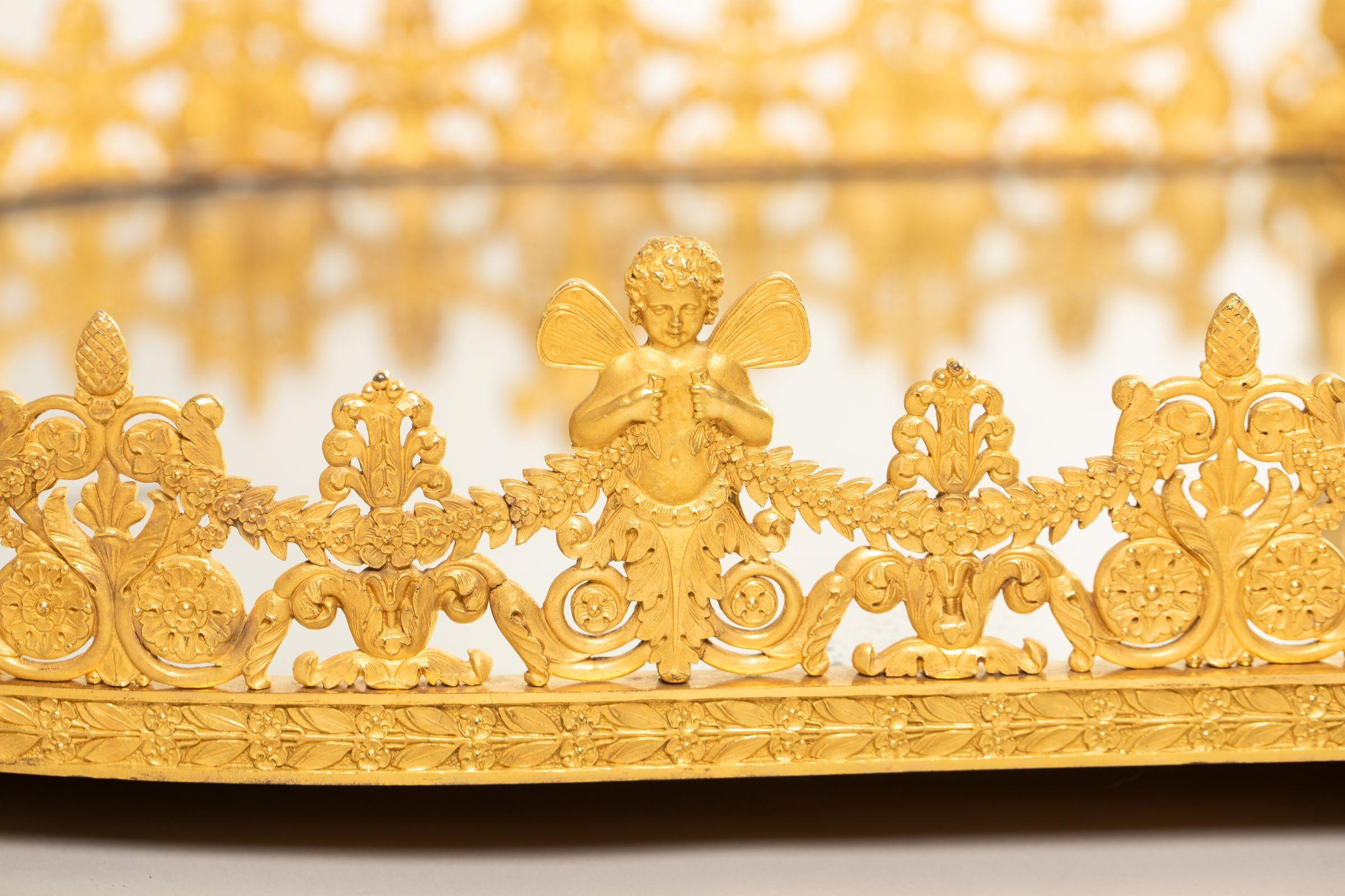 Early 19th Century 19th Century Table Centrepiece (Surtout De Table) Paris 1825–1830 Fire-Gilded For Sale