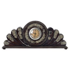 19th Century - Table Clock with Silver
