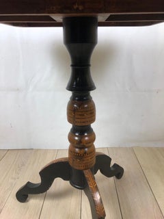 19th Century Table in Marquetry