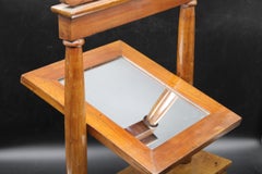 19th Century Table Mirror, Cherry Wood