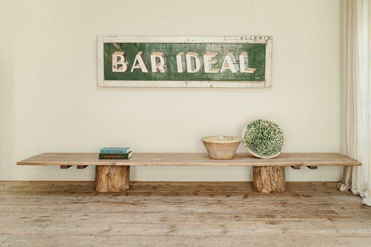 Chestnut 19th Century Table Top, Customized into Xl Coffee Table