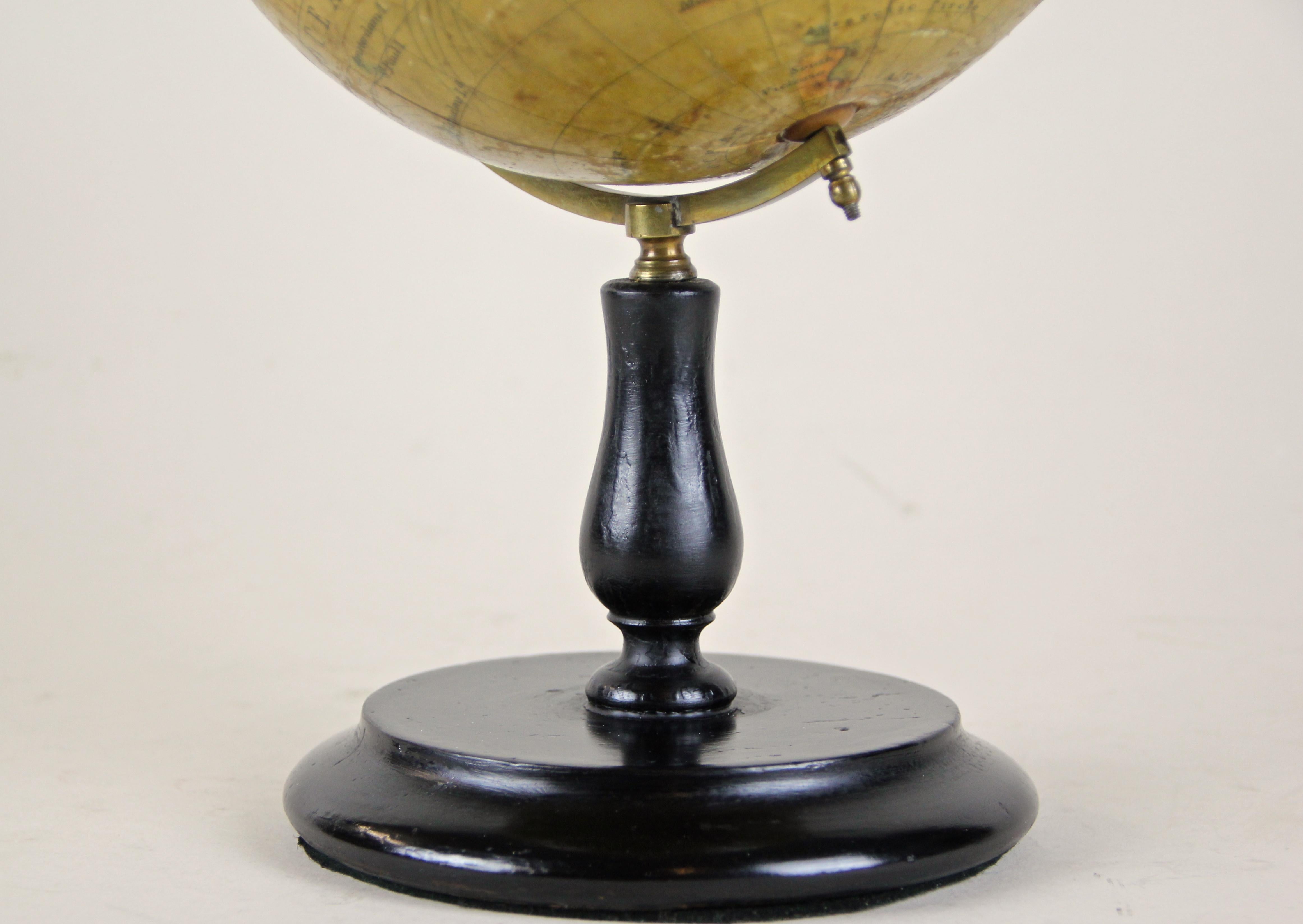 19th Century Table Top Globe by George Philip & Son, London, circa 1890 In Good Condition In Lichtenberg, AT