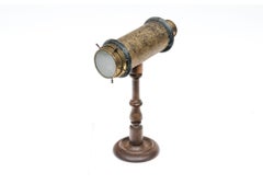 19th Century Table Top Kaleidoscope On Wooden Stand
