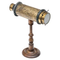 19th Century Table Top Kaleidoscope On Wooden Stand
