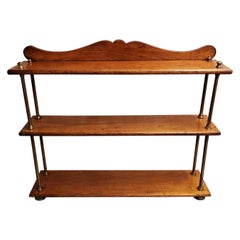 Antique 19th Century Tabletop 3-Tier Shelving Unit