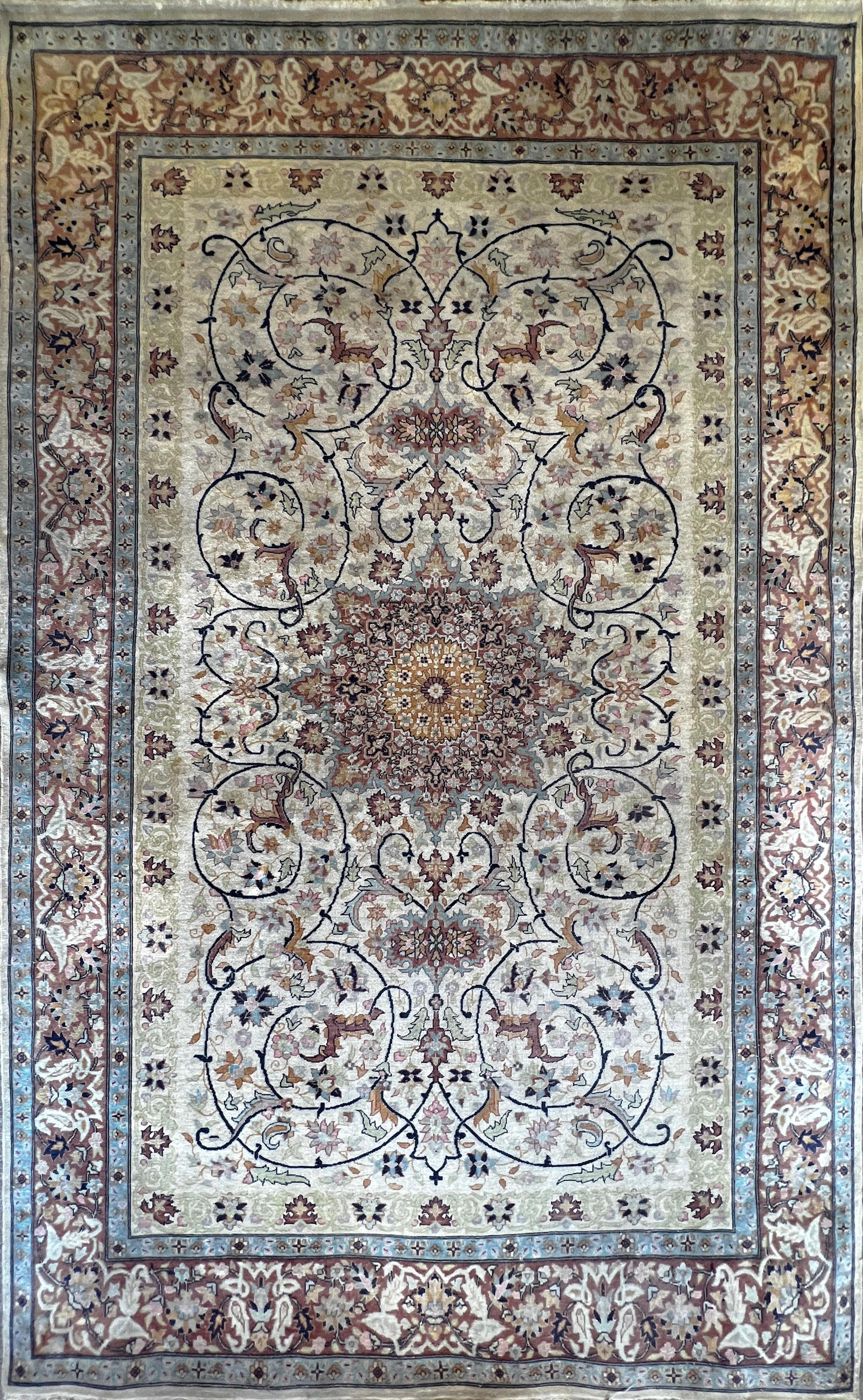 Tappeto persiano Tabriz del XIX secolo - 2m15x1m40 - No. 942 in vendita 2