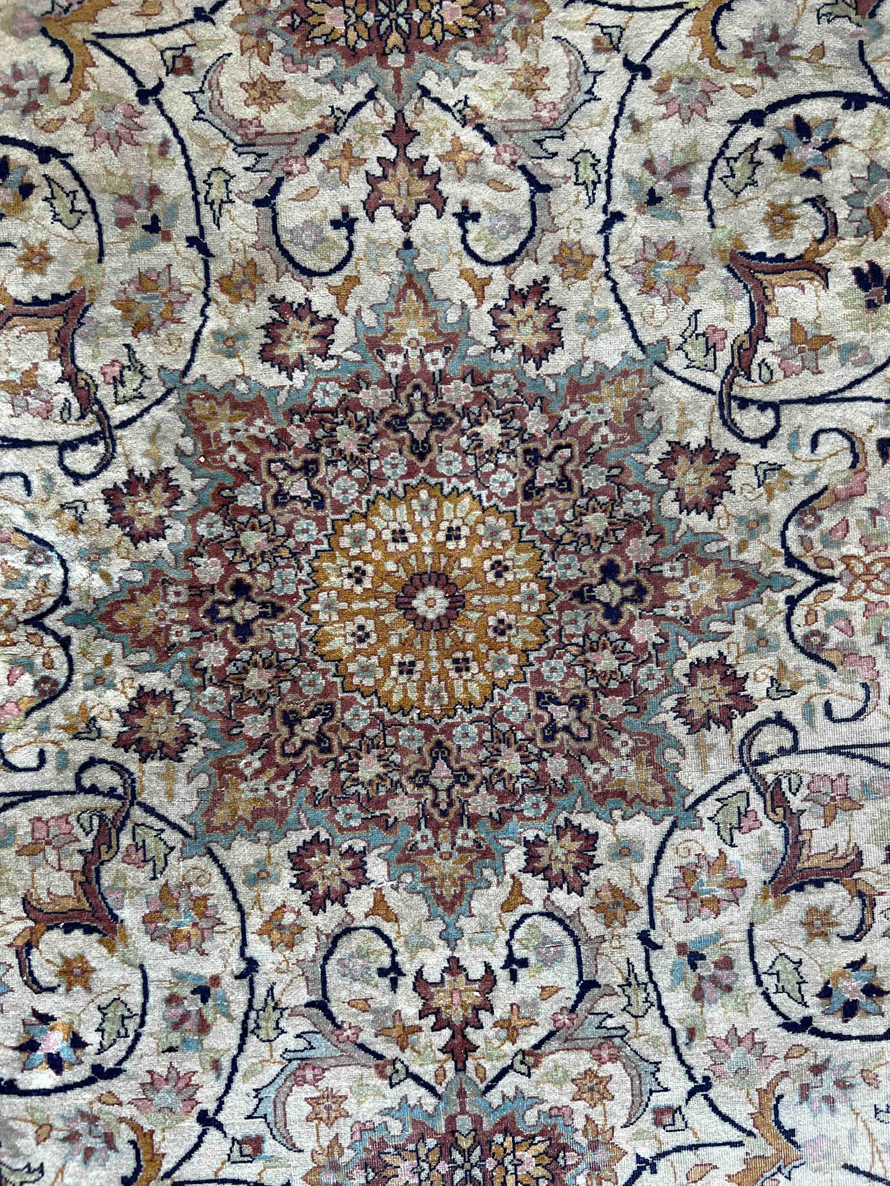 Tappeto persiano Tabriz del XIX secolo - 2m15x1m40 - No. 942 In condizioni ottime in vendita a Paris, FR