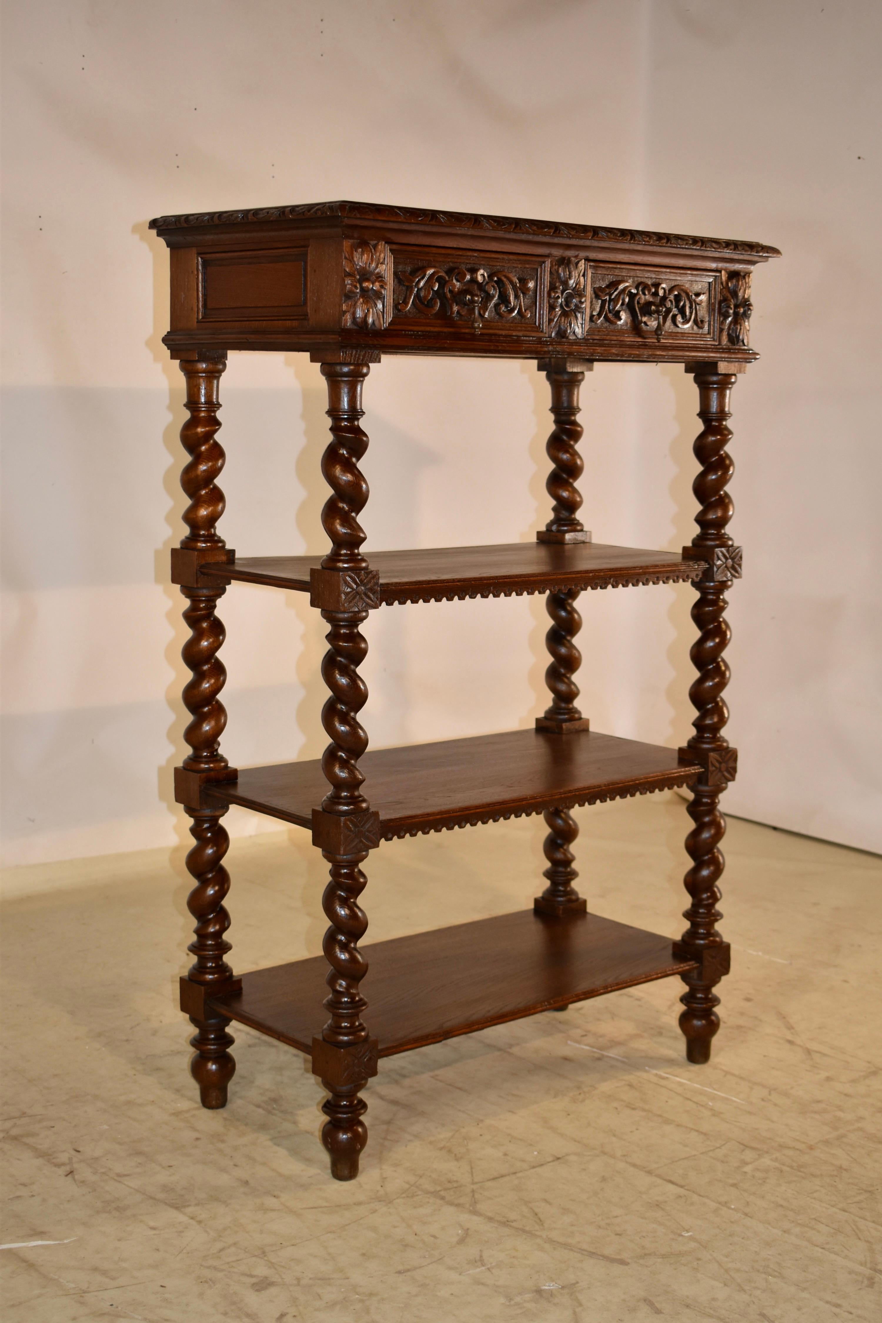 Napoleon III 19th Century Tall French Dessert Buffet For Sale