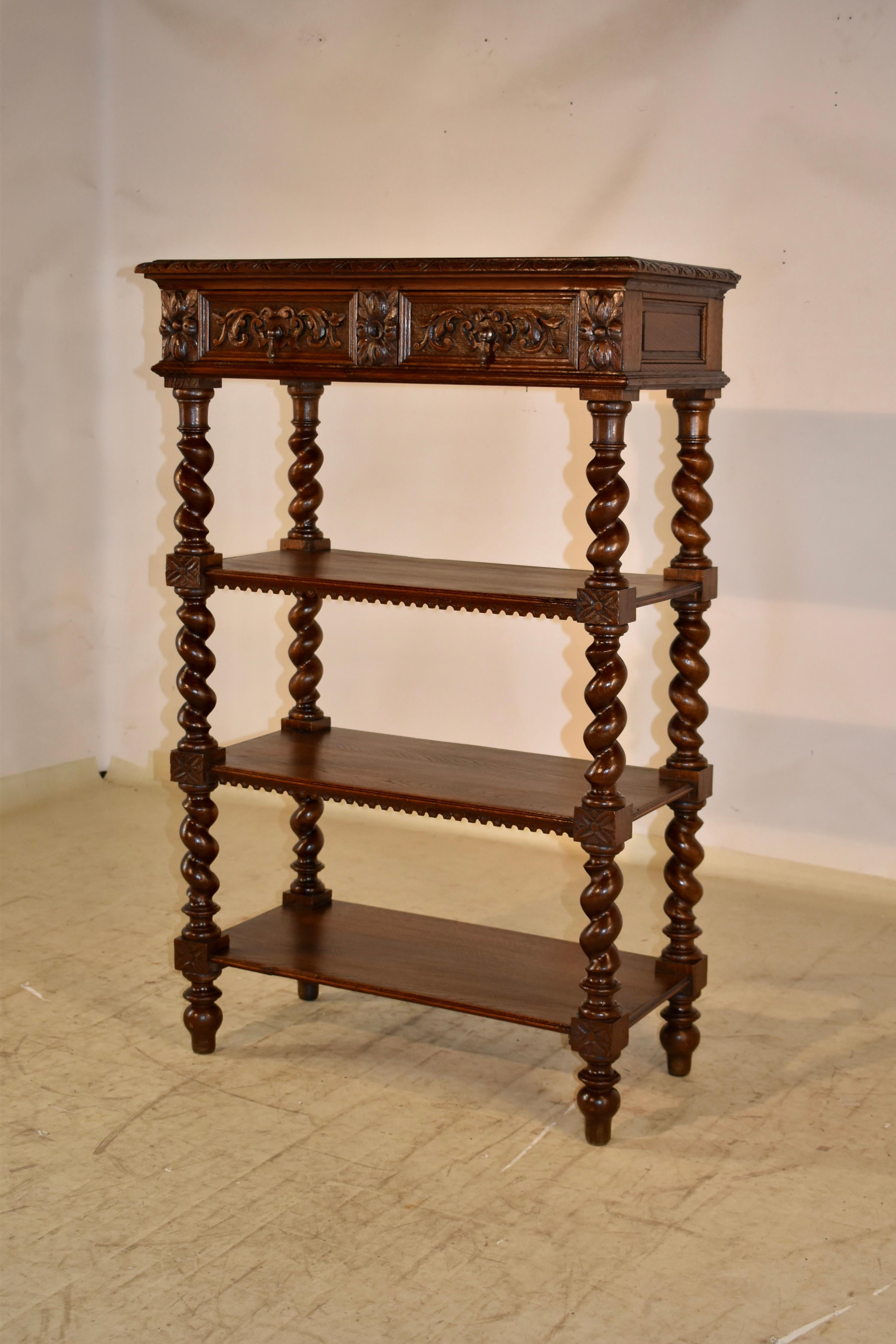19th Century Tall French Dessert Buffet In Good Condition For Sale In High Point, NC