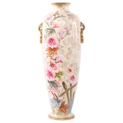 19th Century Tall Gilt Porcelain Decorative Vase / Piece