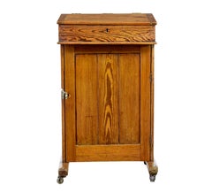 19th Century tall pine lecture writing desk