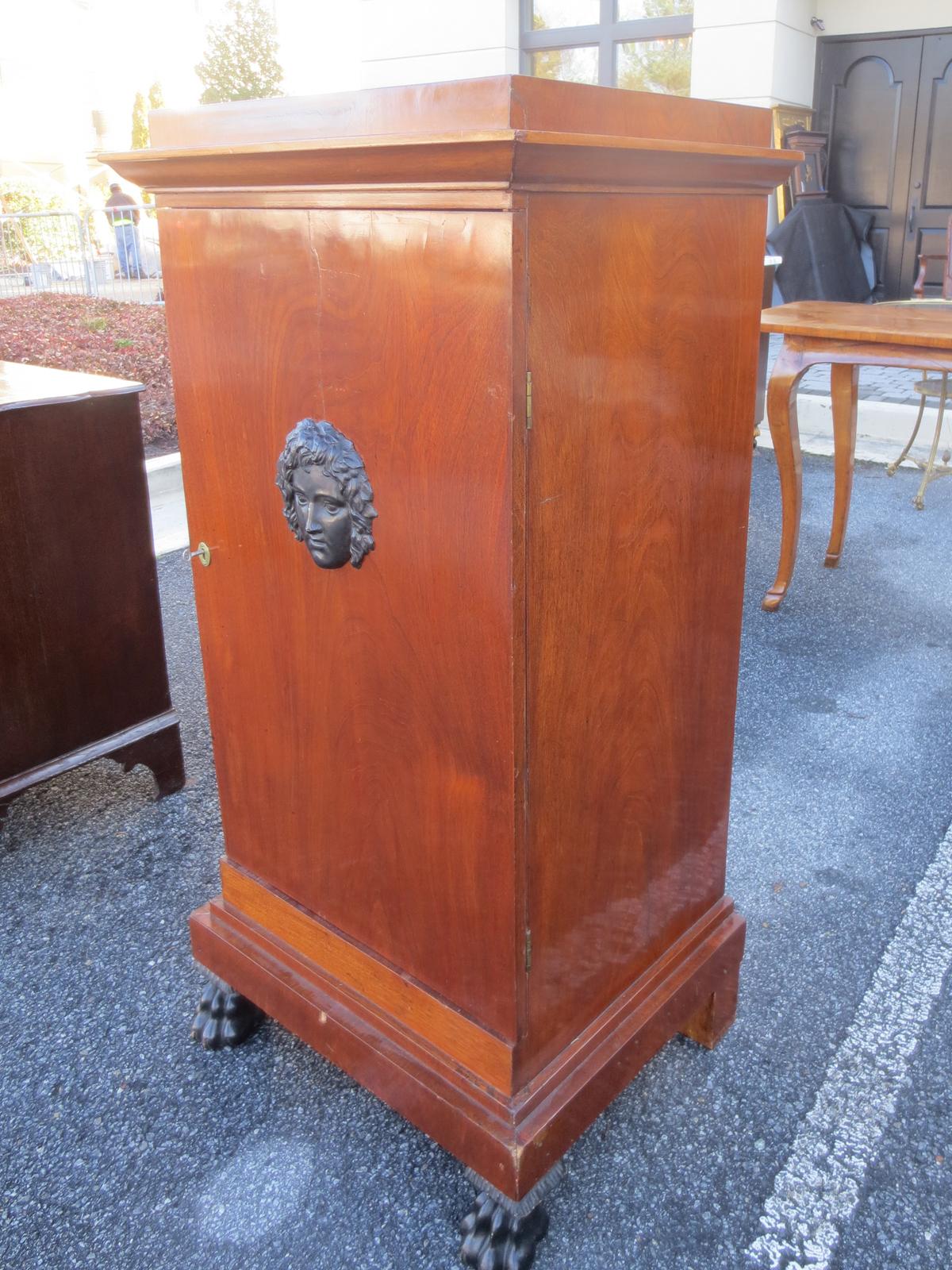 19th Century Tall Regency Style Cabinet In Good Condition For Sale In Atlanta, GA