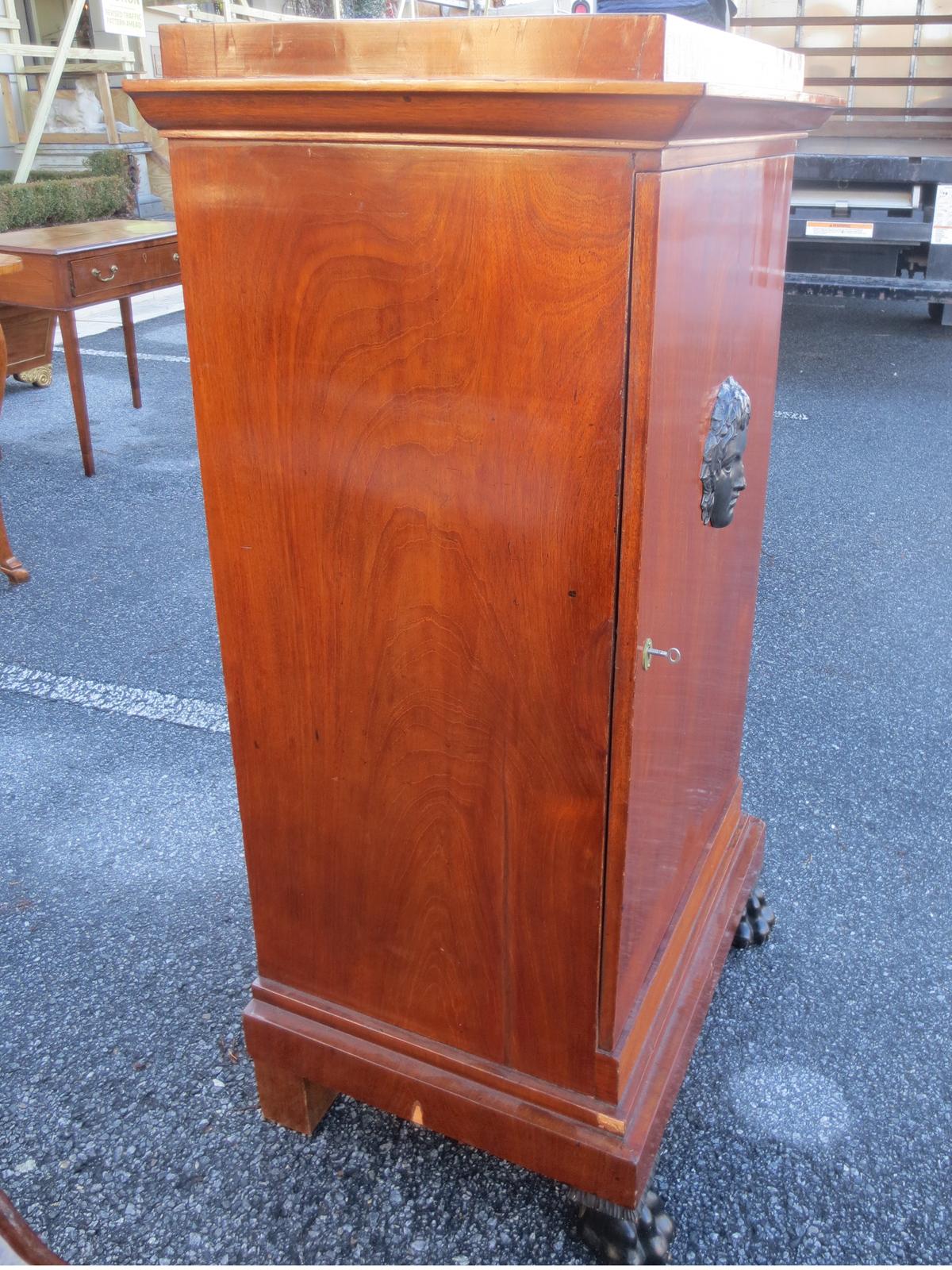19th Century Tall Regency Style Cabinet For Sale 1