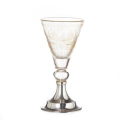 Siglo XIX - Vaso alto de plata