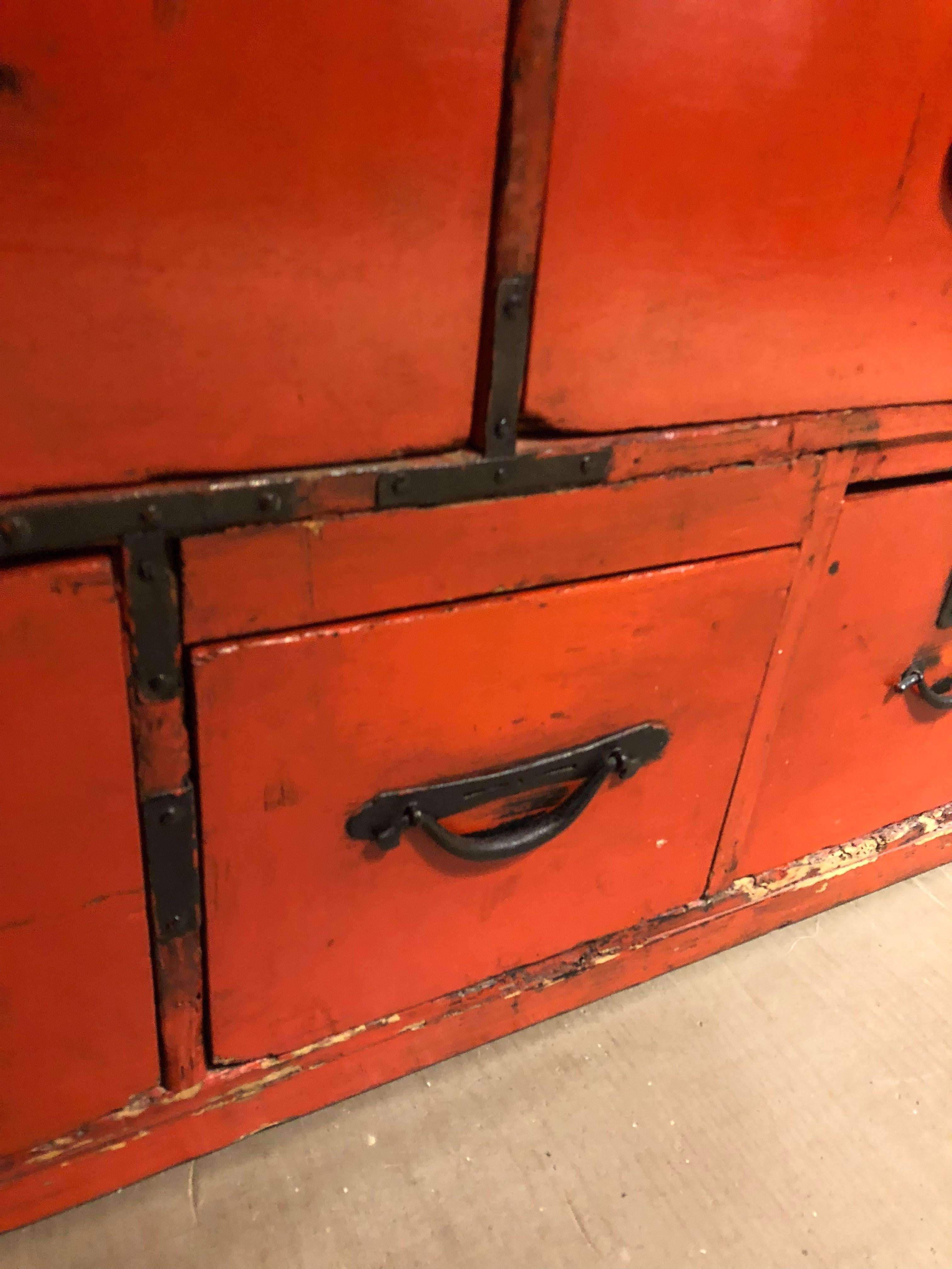 19th Century Tansu Chest, Lacquer 1