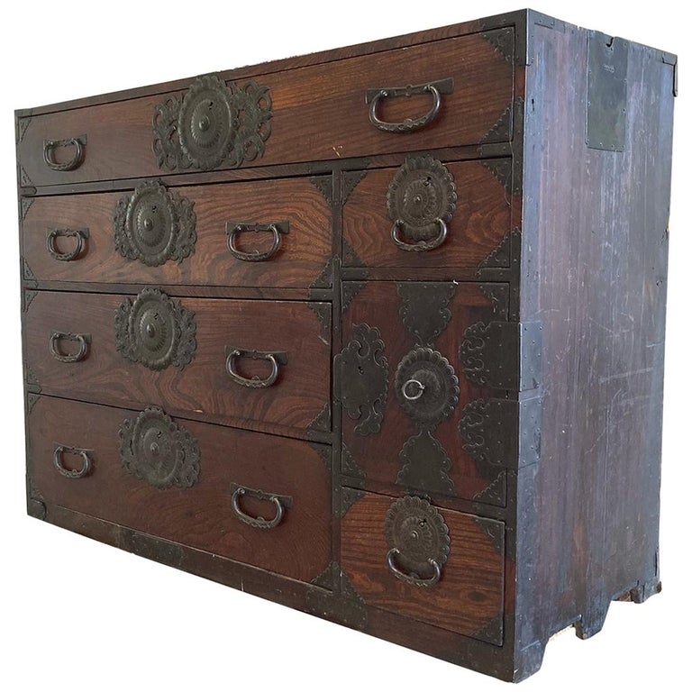 19th Century Tansu Chest of Drawers For Sale at 1stDibs