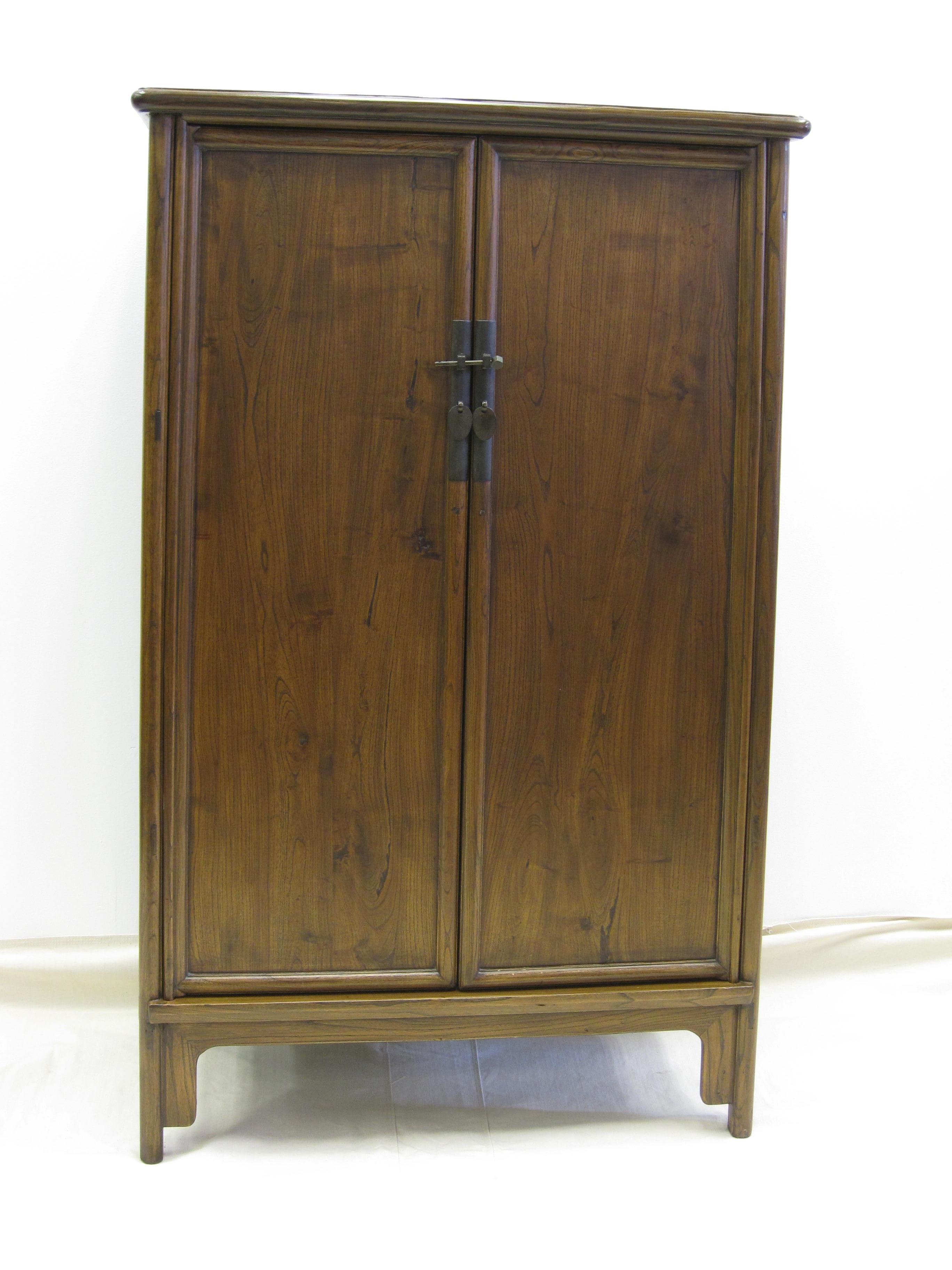 Qing 19th Century Tapered Cabinet For Sale