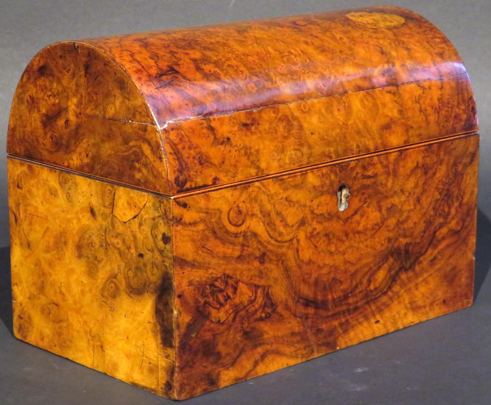 walnut tea box