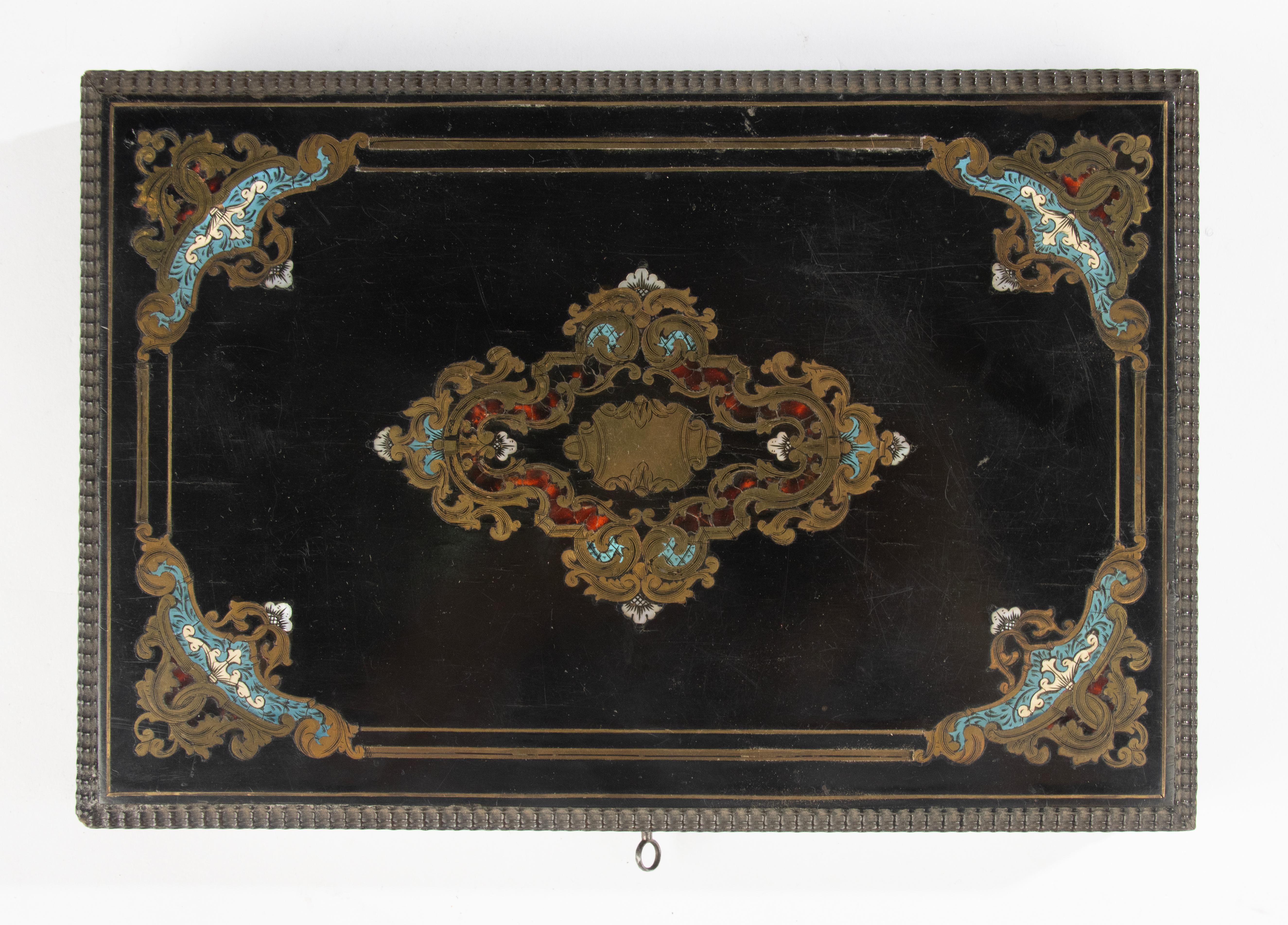 19th Century Tea Cutlery Set - Silver - Complete in Inlaid Box - Napoleon III For Sale 4