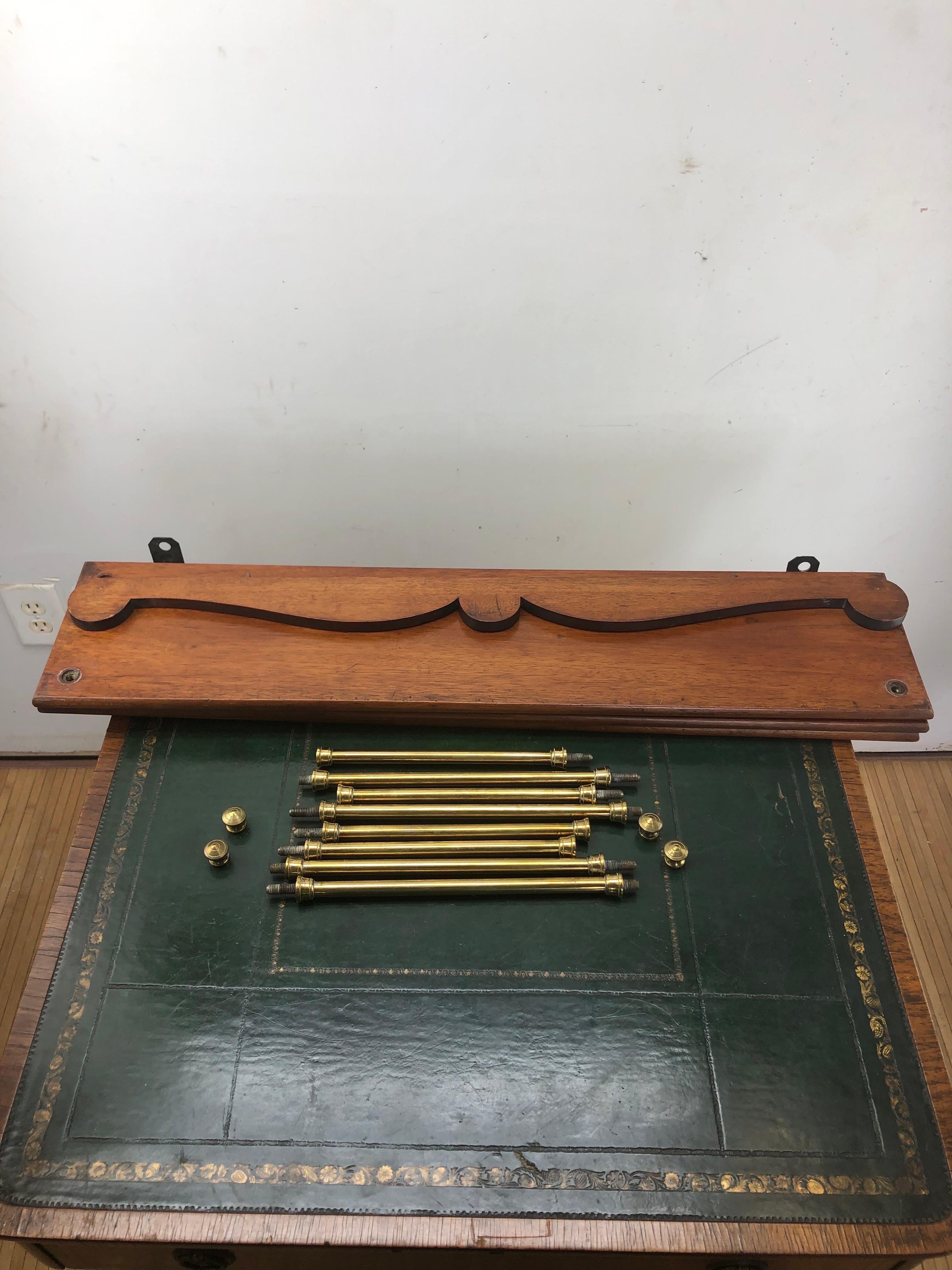 19th Century Teak and Brass Campaign Bookshelves For Sale 6