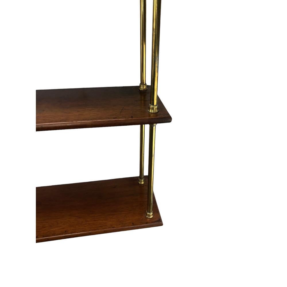 Late 19th Century 19th Century Teak and Brass Campaign Bookshelves For Sale