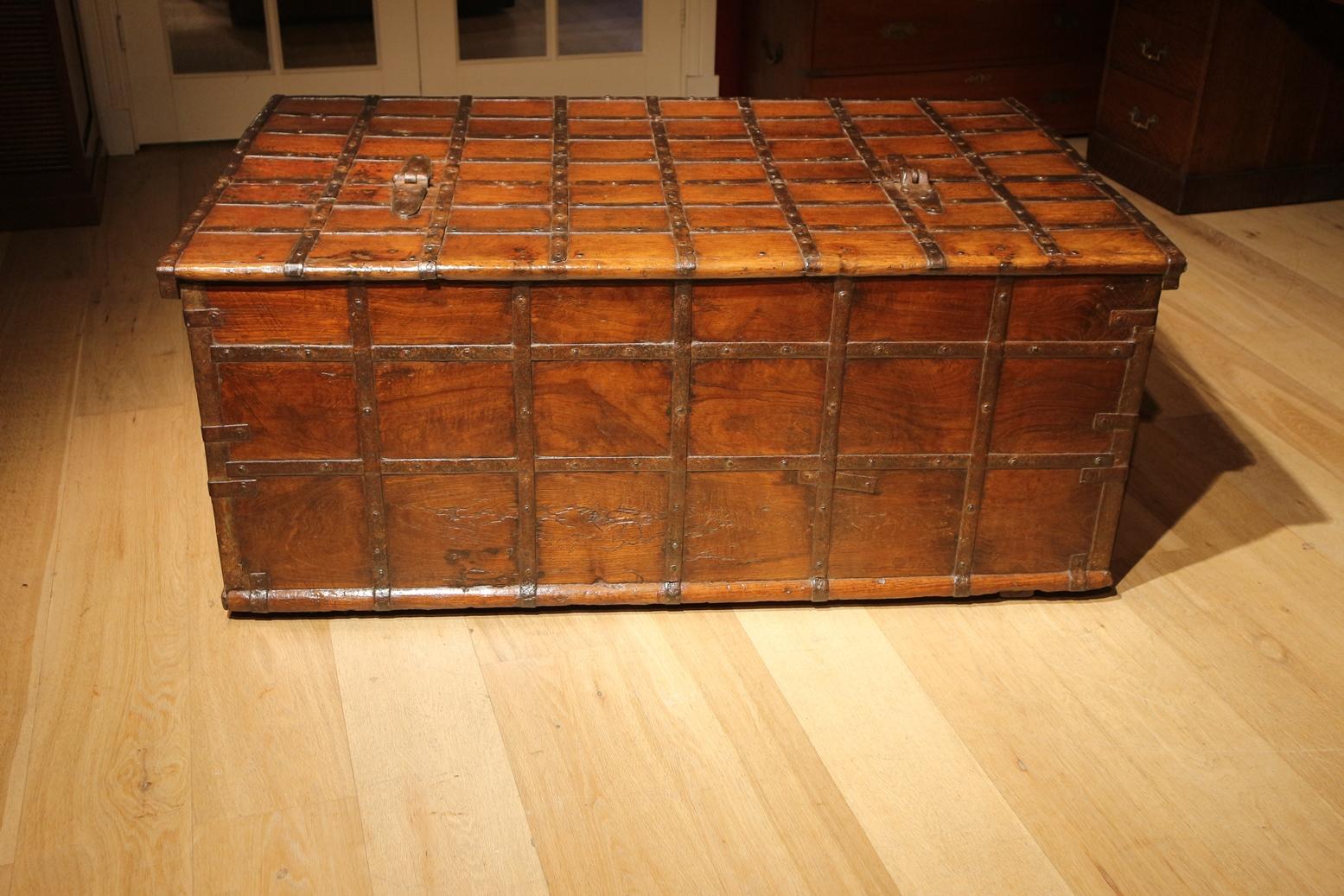 19th Century Teak Box, Coffee Table 3