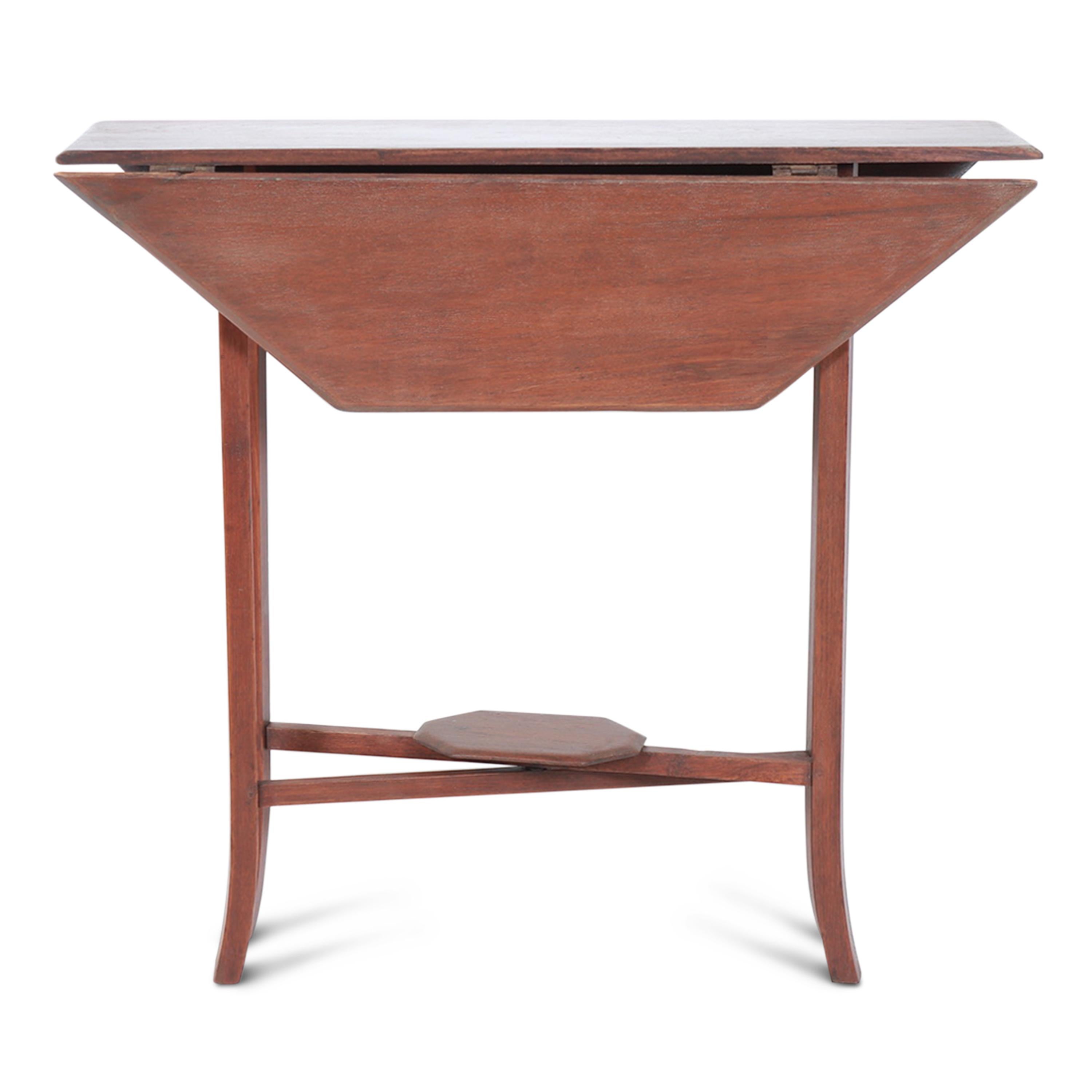 19th Century Teak Folding Table For Sale 1