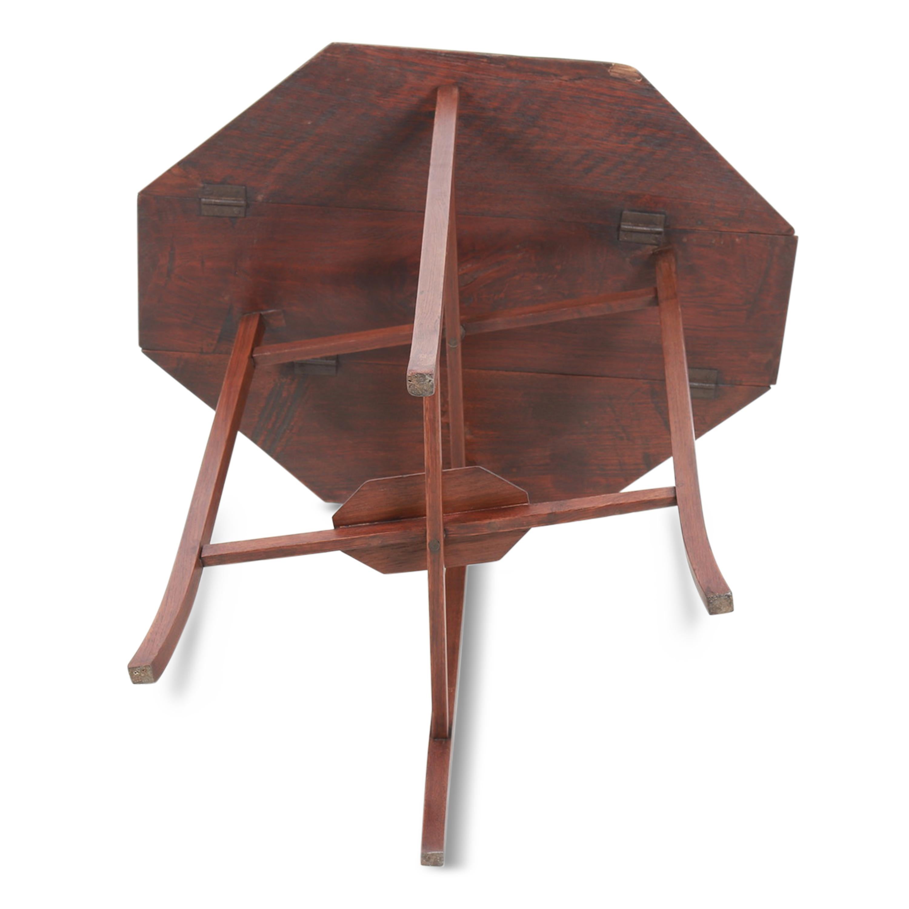 19th Century Teak Folding Table For Sale 2