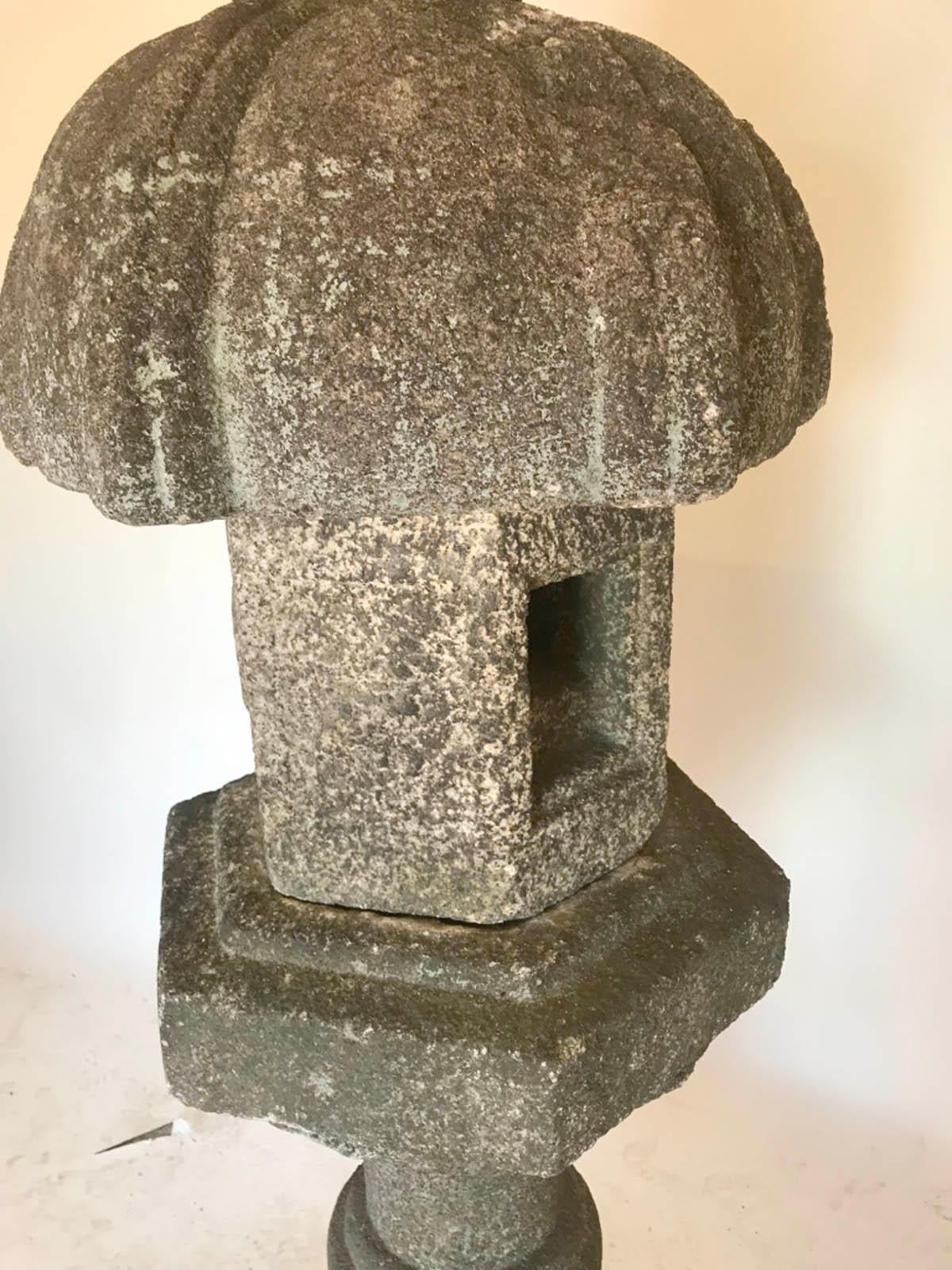 19th Century Temple Stone Lantern 7