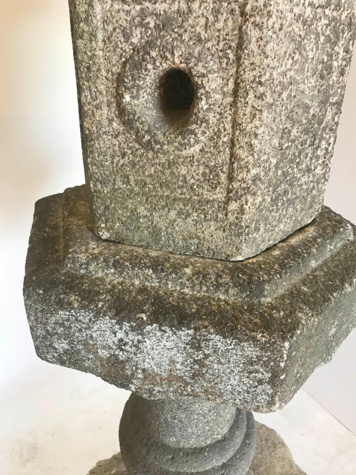 19th Century Temple Stone Lantern 1