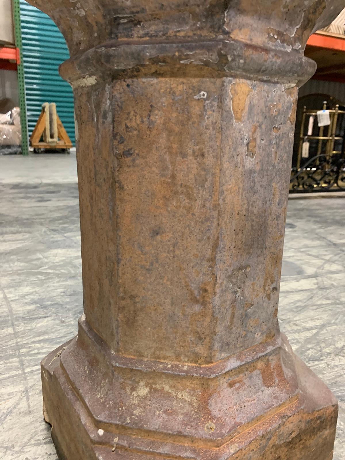 19th Century Terra Cotta Chimney For Sale 3