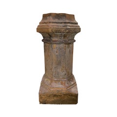 19th Century Terra Cotta Chimney