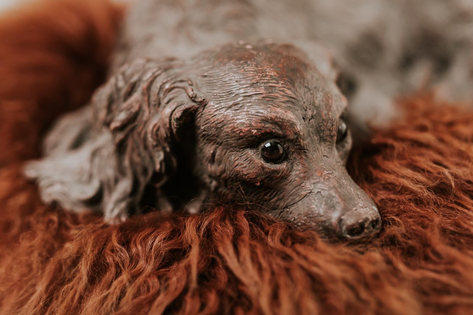 19th Century Terracotta Dog 