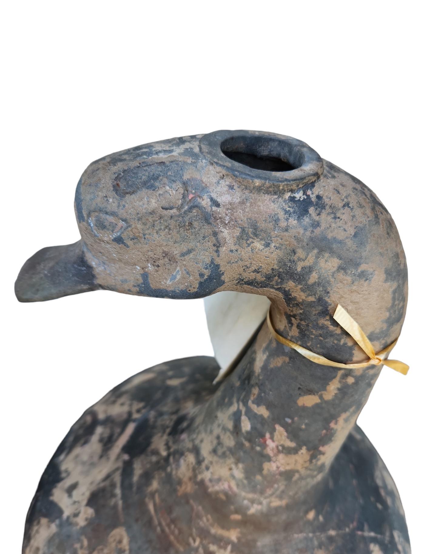 Chinese 19th Century Terracotta Duck Form Sculptures For Sale