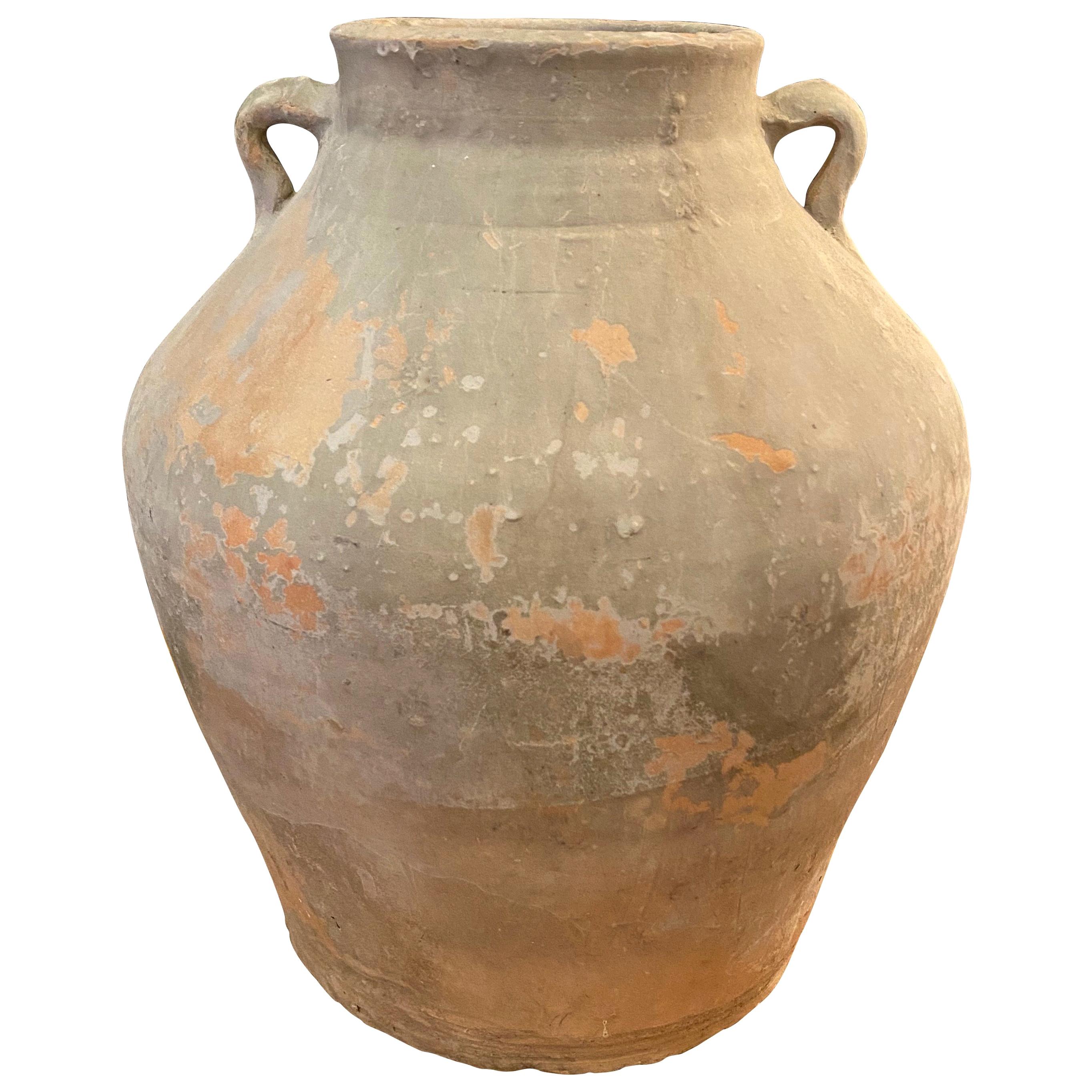 19th Century Terracotta Food Vessel Pot, China