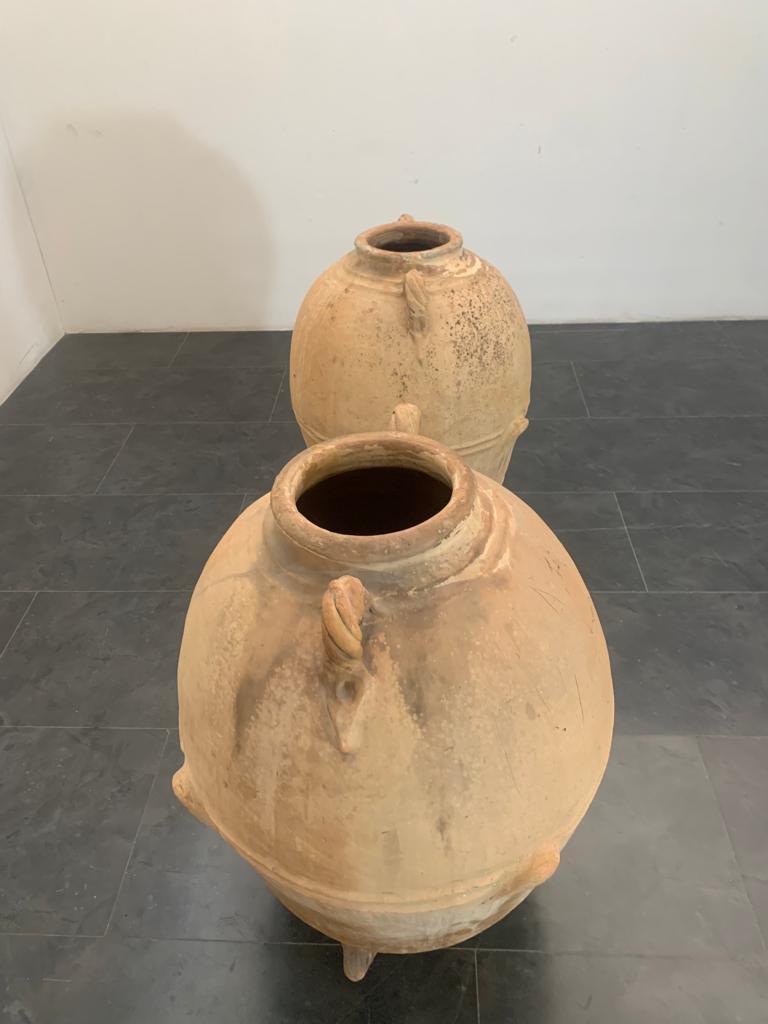 Vasi di terracotta del XIX secolo, set di 2 In condizioni buone in vendita a Montelabbate, PU