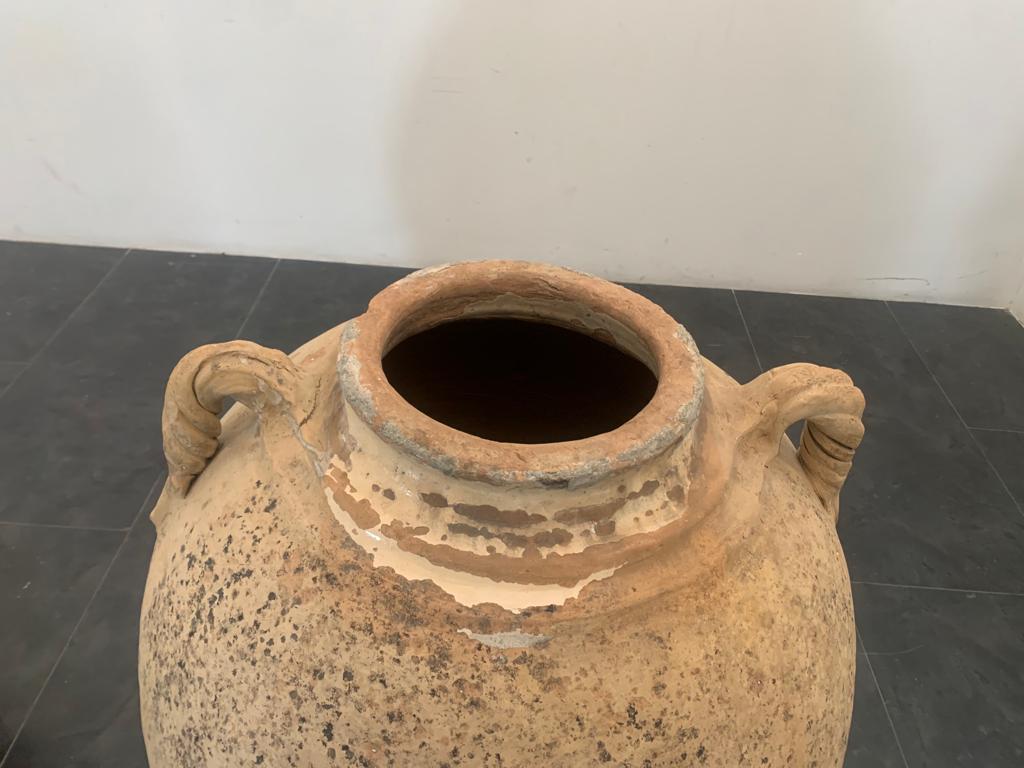 Inizio XX secolo Vasi di terracotta del XIX secolo, set di 2 in vendita