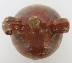 19th Century Terracotta Round Water Pitcher