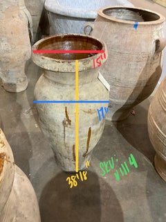 Vaso spagnolo in terracotta del XIX secolo