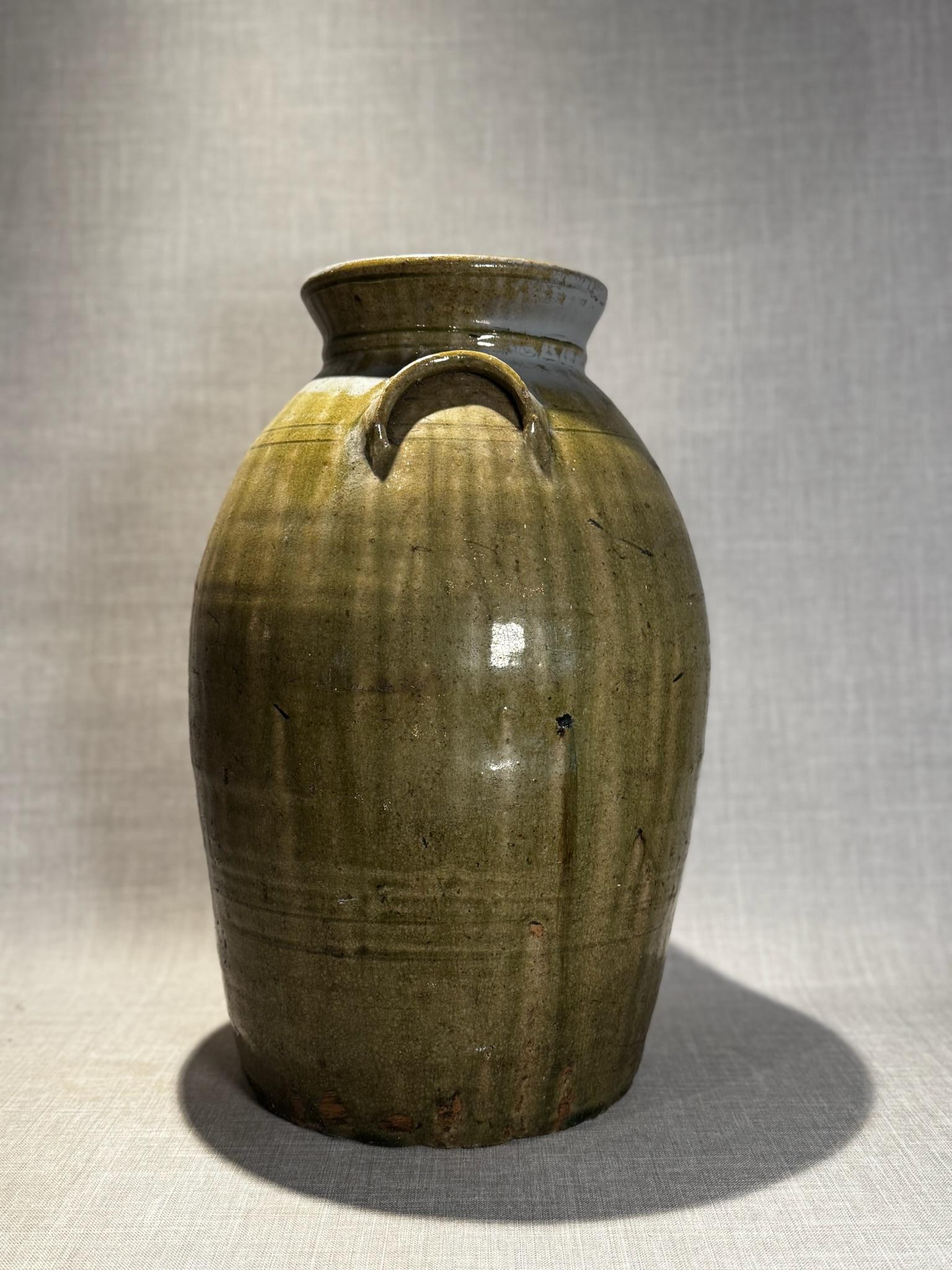 Vaso in gres del Texas del XIX secolo con smalto alcalino Oliver in vendita 6