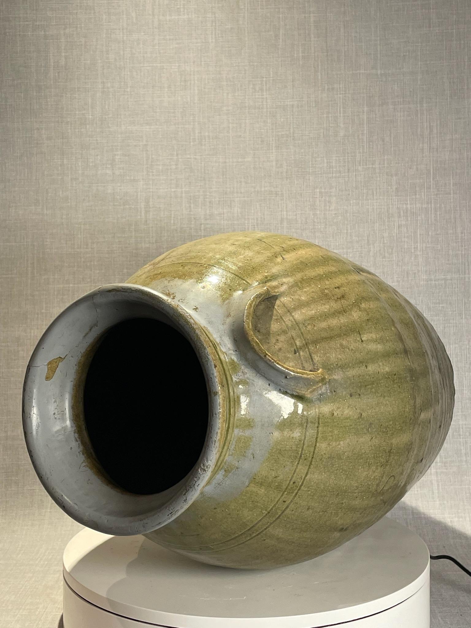 Vaso in gres del Texas del XIX secolo con smalto alcalino Oliver in vendita 1