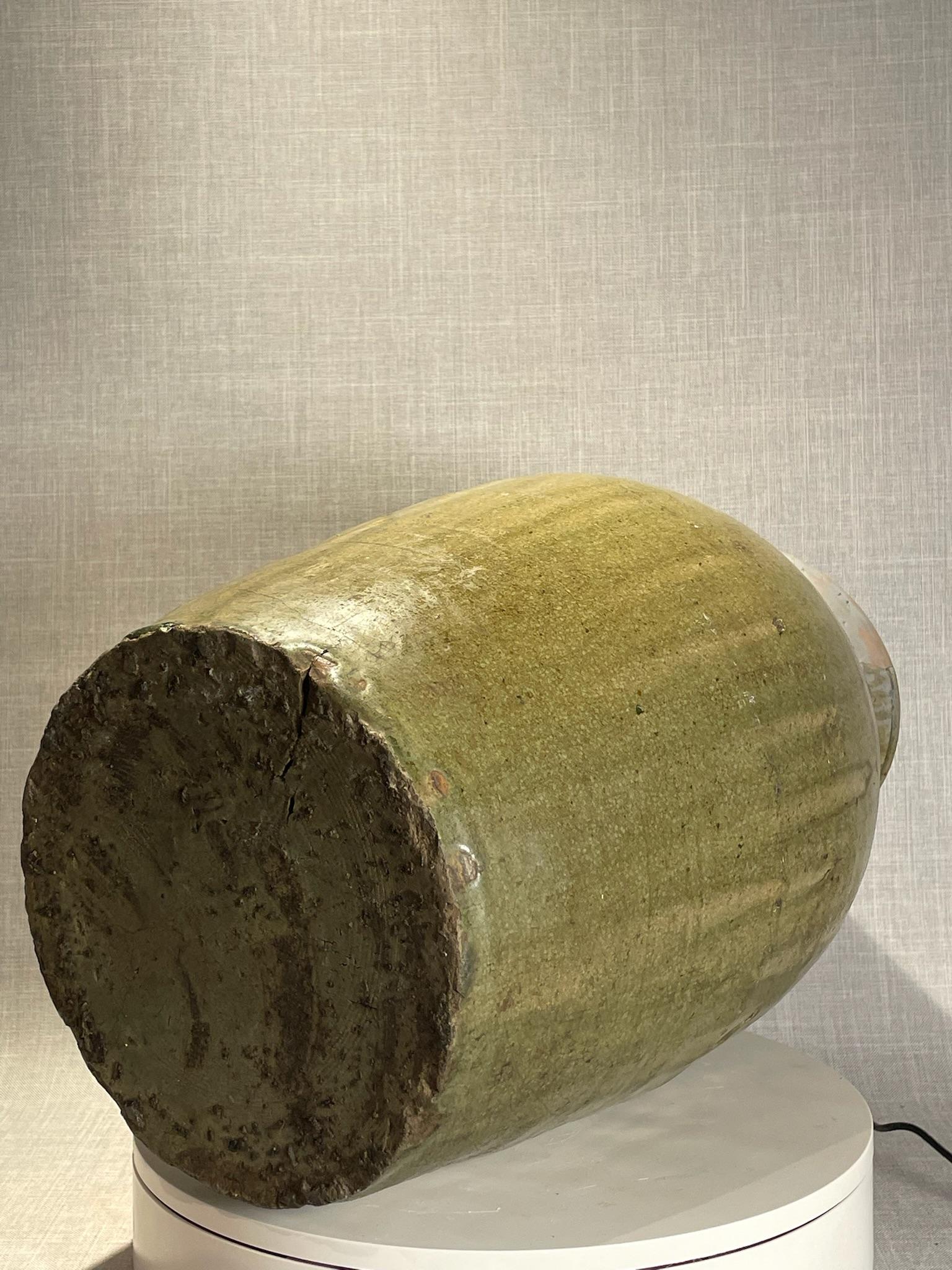 Vaso in gres del Texas del XIX secolo con smalto alcalino Oliver in vendita 2